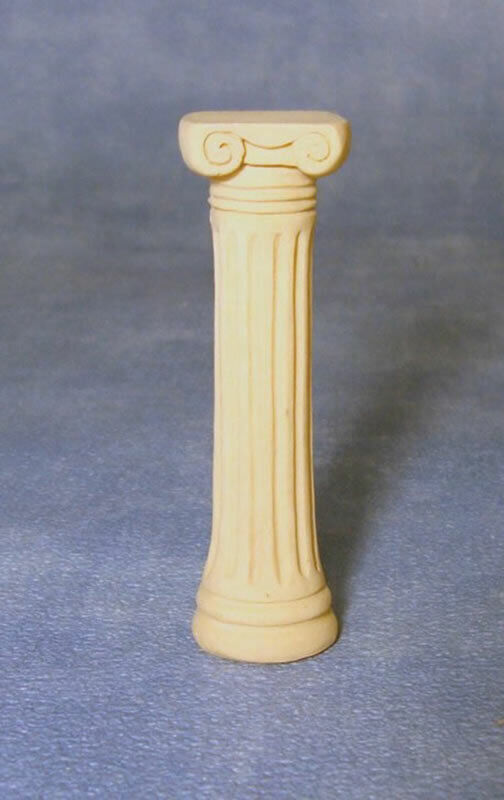 White Column, Miniature Dolls House Accessory, Cake Decoration