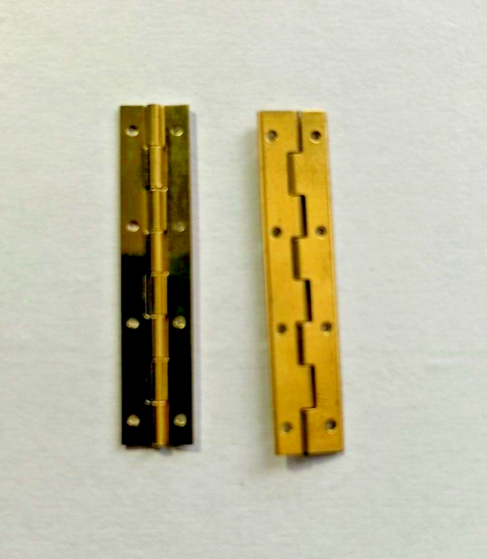 Pair of Brass Butt Hinges 40mm x 9mm, Ideal For Dolls Houses