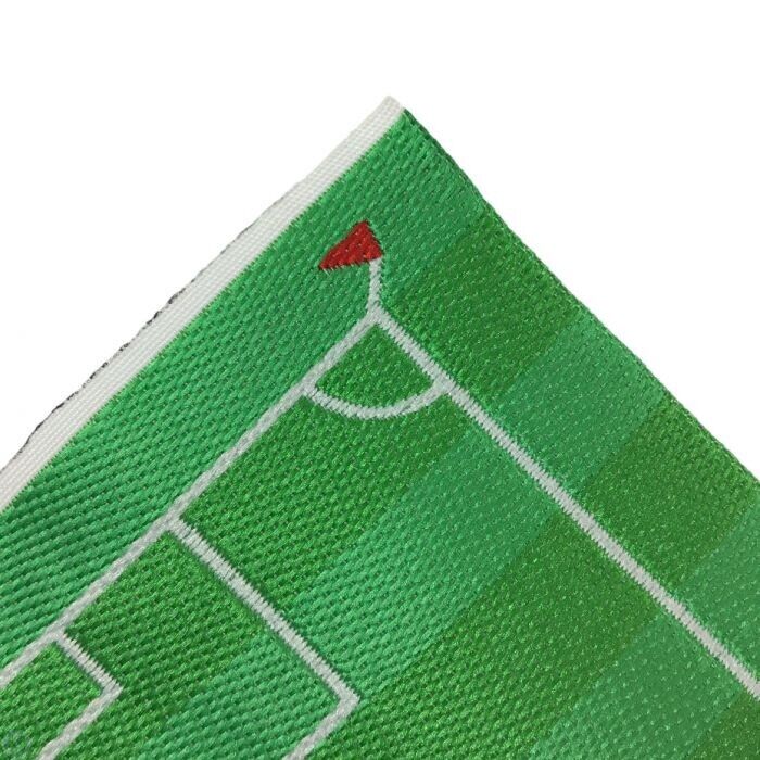 Football Rug, Dolls House Miniature, Nursery Kids Room, Soccer Mat, Carpet,