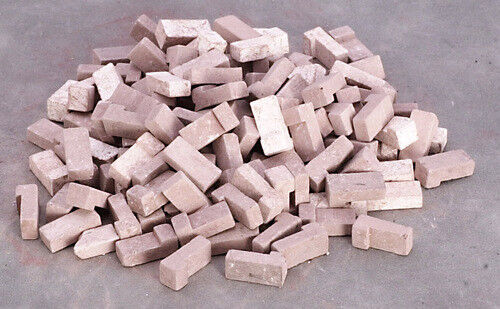 125 Corner Bricks Brown Blend Mix, Miniature Bricks, Dolls House Miniature, DIY