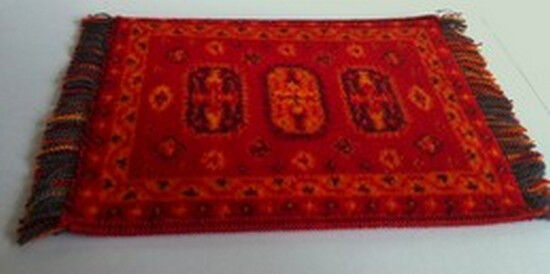Quality Wool Rug , Made In Austria Dolls House Miniature, Soft Furnishing, Mat