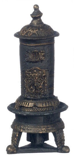 Parlor Stove, Dolls House Miniature, 1.12 Scale 10 cm Tall