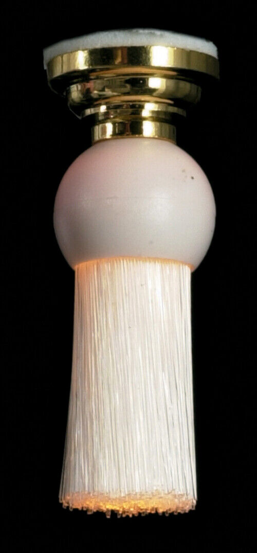 Fibre Optic Lamp, Dolls House Miniature 12 Volt With Extra Bulb