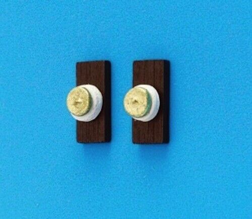 Pair of Non Working Light Switches, Dolls House Miniatures