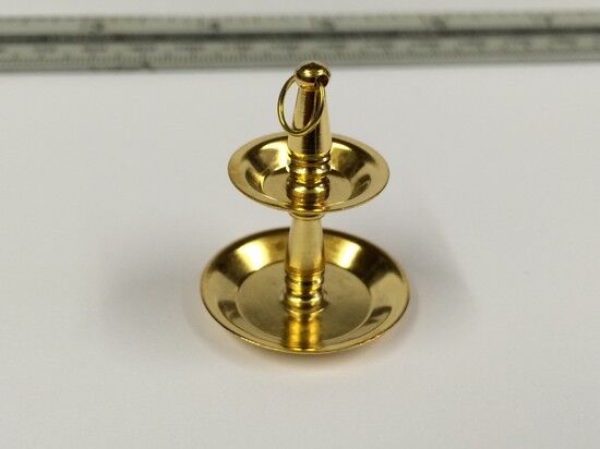 Brass Cake Stand, Dolls House Miniature, Kitchen Dining Accessory, 1.12 Scale