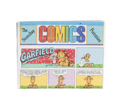 Comic, Miniature 1.12 Scale. Dolls House Miniature, Newspaper Magazine