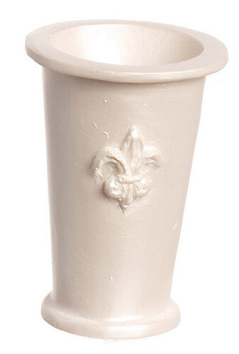 White Plant / Umbrella Stand / Vase, Dolls House Miniature, Miniatures