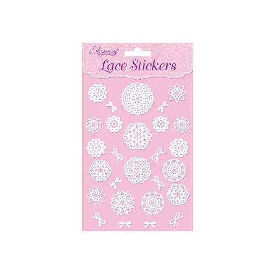 Lace Effect Stickers Style A, Ideal For Dolls House Miniature Decor