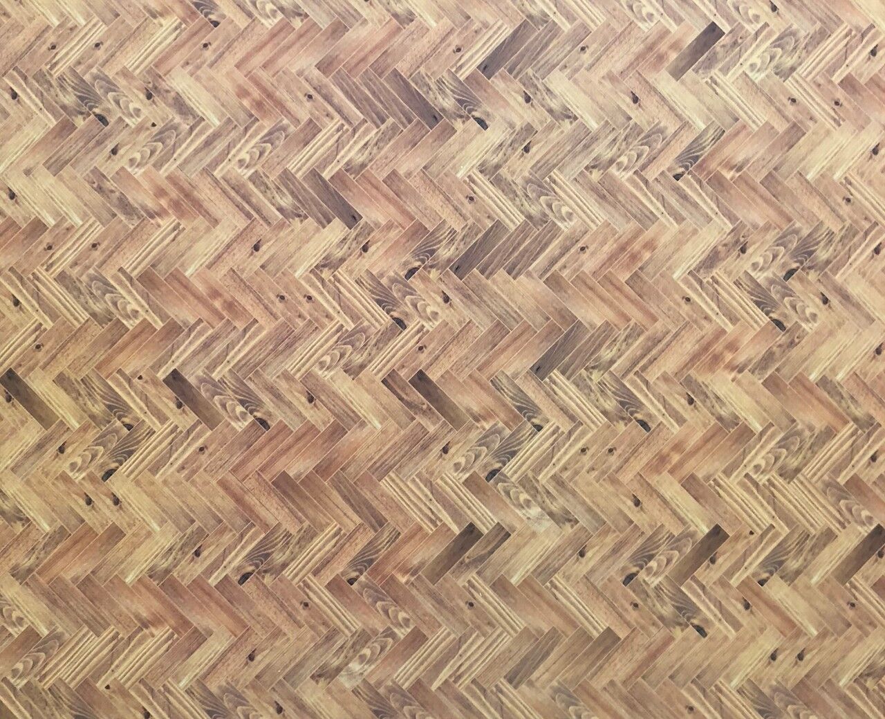 A3 Rustic Parquet Flooring Card, Dolls House Miniature