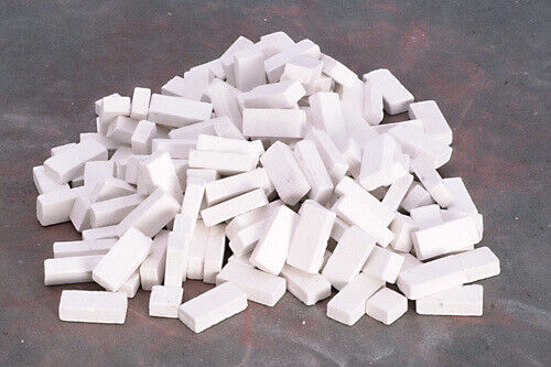White Bricks Approx.325 Bricks, Miniatures 1.12 Scale Building Components DIY