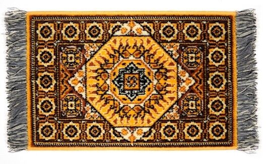 Large Quality Wool Rug, Made In Austria, Wool, Dolls House Miniature, 22cm Long