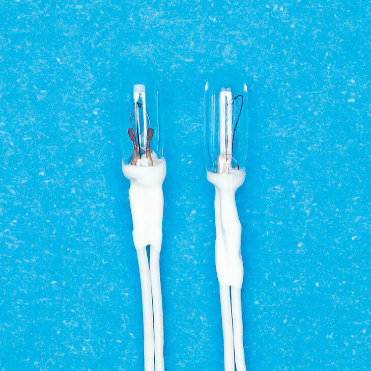 Grain Of Wheat 2 Piece Bulbs, Dolls House Miniature Lighting