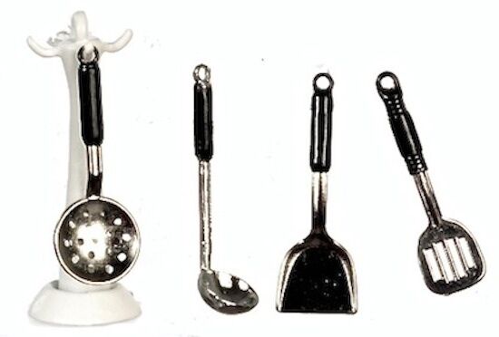 Quality Kitchenware Set Dolls House Miniature Kitchen Cooking Accessory