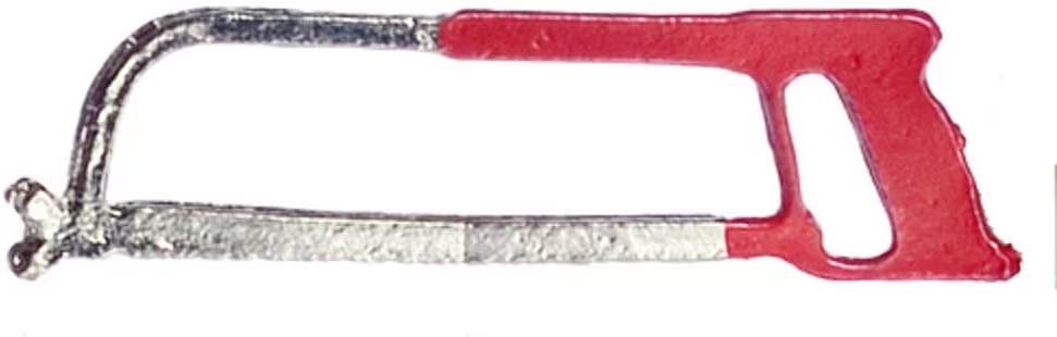 Hacksaw, Doll House Miniature, Tools. Tool 1.12 Scale Saw