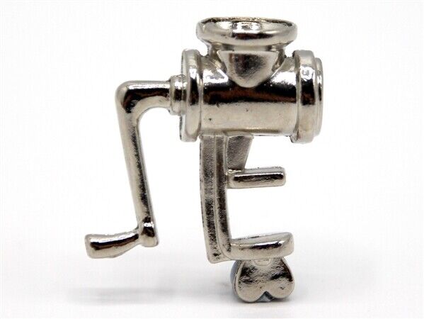 Mincing Machine, Dolls House Miniature Kitchen Accessory, 1.12 Scale