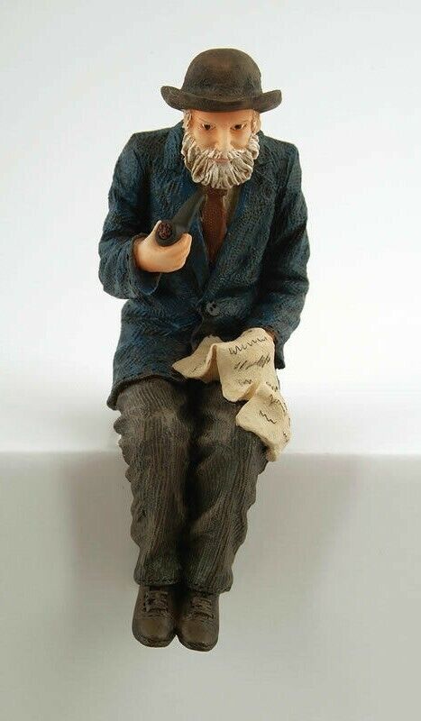 Grandfather Sitting Figurine, Dolls House Miniatures Dolls
