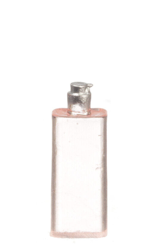Pink Perfume / Soap Bottle, Dolls House Miniatures, Bathroom Bedroom