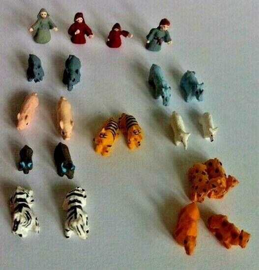 Noah's Ark, Dolls House Miniature, Nursery Accessory 1.12 Scale