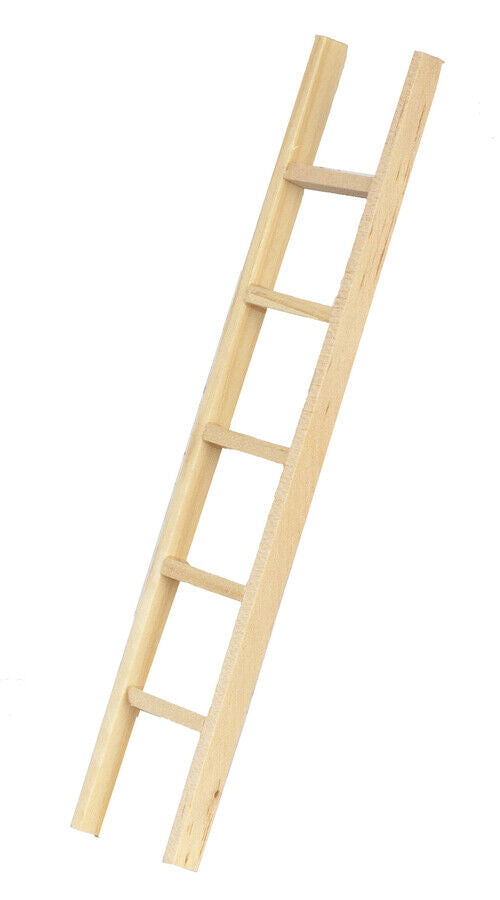 6" Ladder Bare Wood, Dolls House Miniature 1/12 Scale