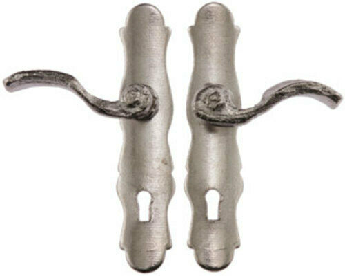 Pair of French Style Handles In Silver Dolls House Miniatures Fixture & Fitting