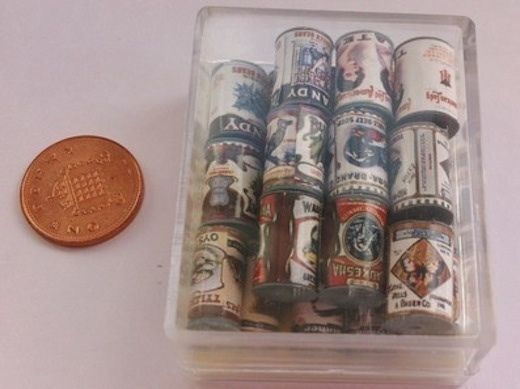 Old Fashion Style Groceries 24 Pack (B), Dolls House Miniature, Shop