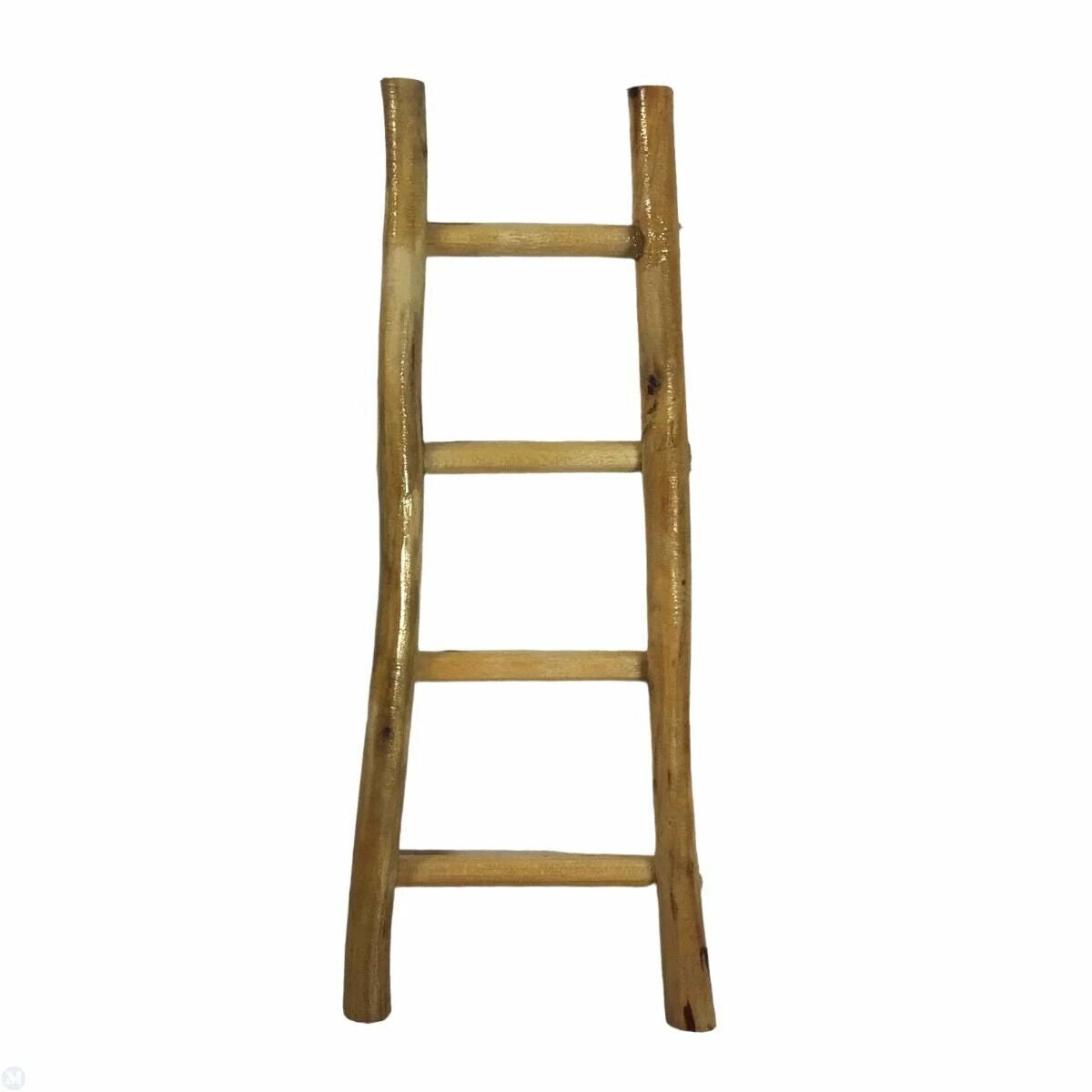 Old Ladder Wooden, Dolls House Miniature 1/12 Scale, Hobbit, Gnome Rickety