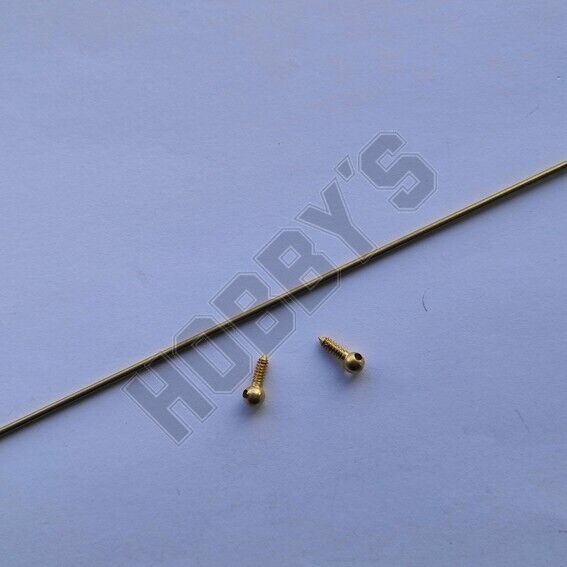 Long Solid Brass Curtain Rail 95mm, Dolls House Miniature Home Decor