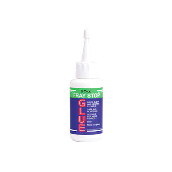 Impex Hi-Tack Fray Stop Glue 60ml , Dolls House Miniatures, Stops Fabric Fraying