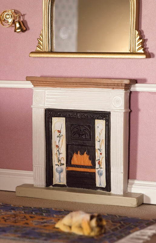 Victorian Fireplace, Dolls House Miniature, 1/12 Scale