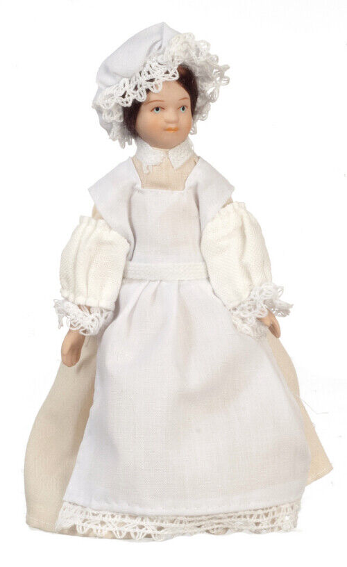 Victorian Maid, Dolls House Miniature 1/12 Scale, Female Doll