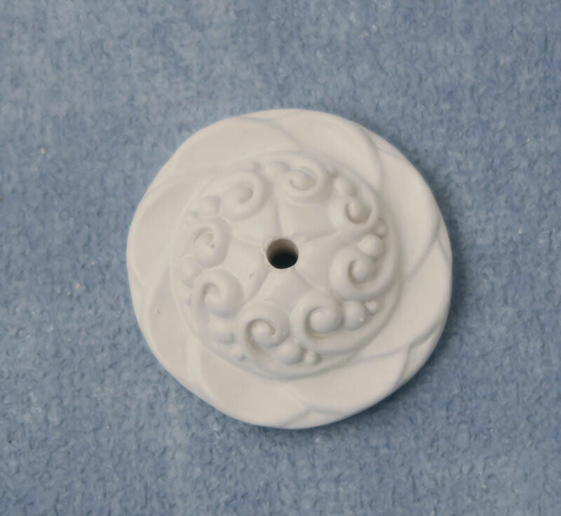33mm Ceiling Rose, Doll House Miniature, Fixture & Fittings