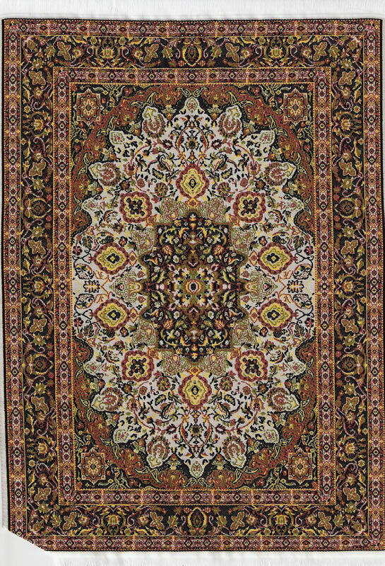 Large Turkish Carpet Rug Multiple Colour, Dolls House Miniatures Floor Accessory