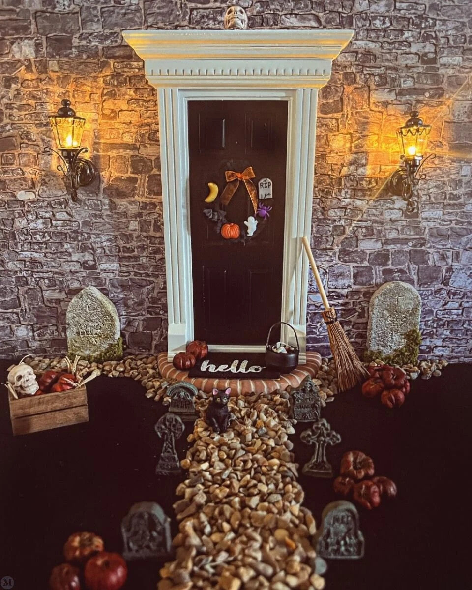 Black Wool Mix Carpet, Dolls House Miniature, Self Adhesive Flooring