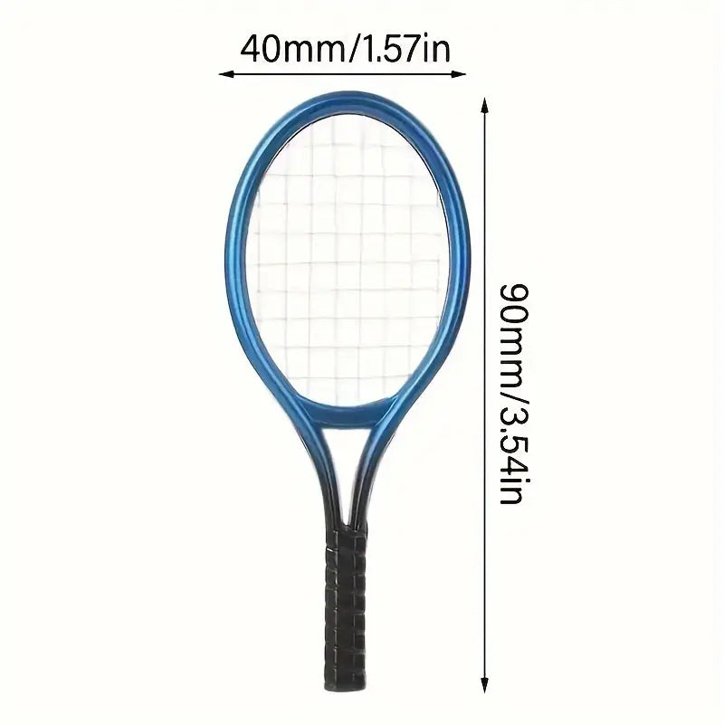 Tennis Racket,Ball & Carry Bag Dolls House 1.6 Scale Miniature Sports Set Barbie