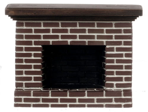 Red Brick Small fireplace, Dolls House Miniature, Brick Work Design,