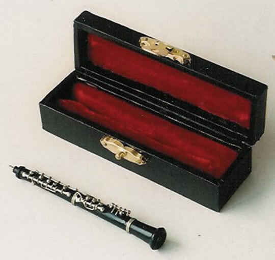 Oboe, Dolls House Miniature Musical Instrument. 1.12 Scale Music