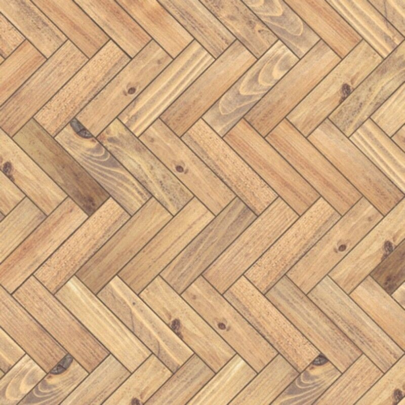 A3 Light Parquet Flooring Card, Dolls House Miniature, Floor