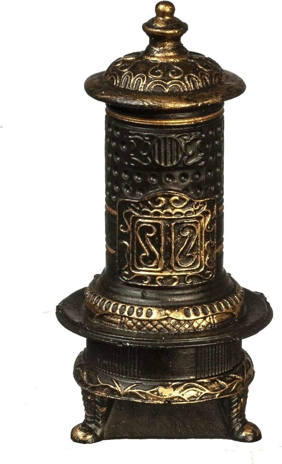 Parlor Stove, Dolls House Miniature 47mm Tall, 1.24 Scale Kitchen