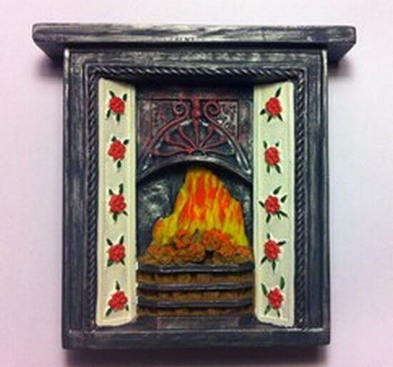 Resin Fireplace (RF1) Dolls House Miniature Living Room 1.12th Scale
