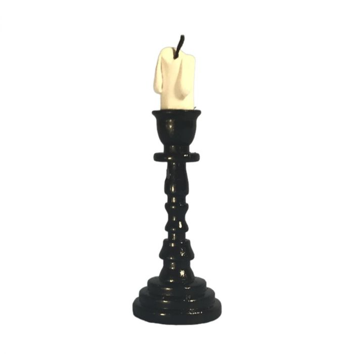 Tall Candlestick, Dolls House Miniatures, Room Accessory, Church, Victorian