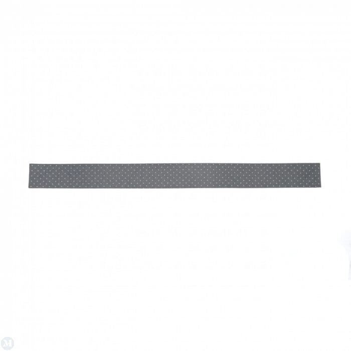 Slate Grey Spotted Stair Carpet, Dolls House Miniature 1.12 Scale, Adhesive Back