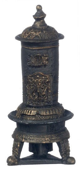 Parlor Stove, Dolls House Miniature, 1.12 Scale 10cm Tall