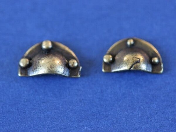Pair Of Drawer Pulls, Antique Finish, Doll House Miniatures DIY Fixture Fittings