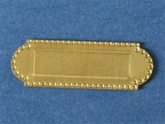 Brass Letterbox, Dolls House Miniature, Building & DIY Door Accessory