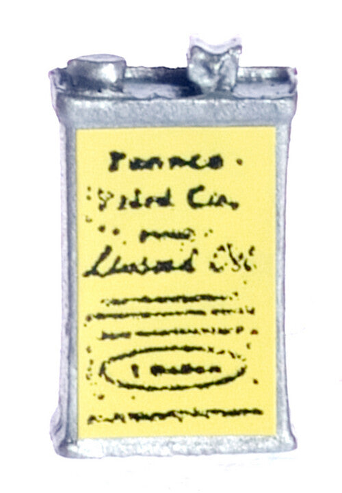 Linseed Oil Can, Dolls House Miniature, Miniatures 1.12 scale