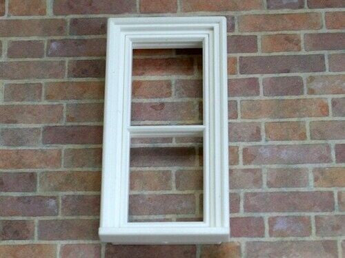 24th Scale Narrow 2 Pane Window, Dolls House Miniature, DIY Miniatures