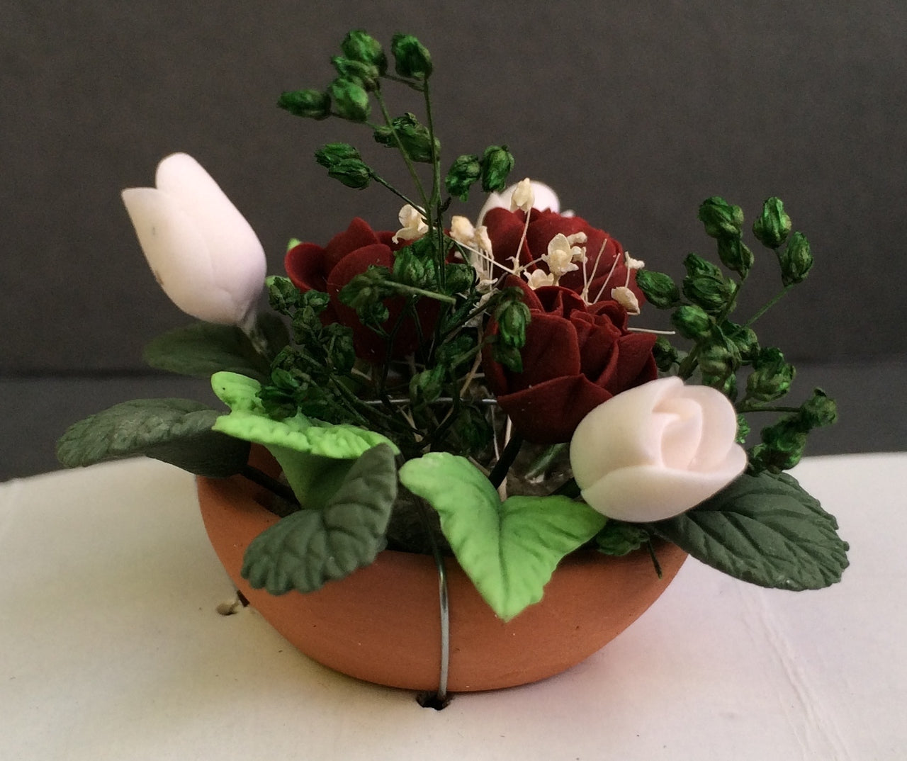 Miniature Flowers,Dolls House Miniatures Garden