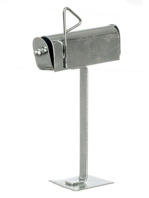 Metal Mailbox / Post American Style Dolls House, Miniatures Garden