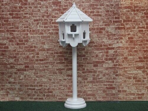 Bird House In White Dolls House Miniature Birdbox garden animal 1.12 Dove