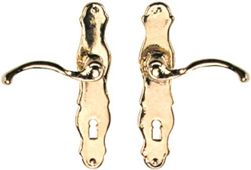 Pair of French Style Handles In Gold Dolls House Miniatures Fixture & Fittings